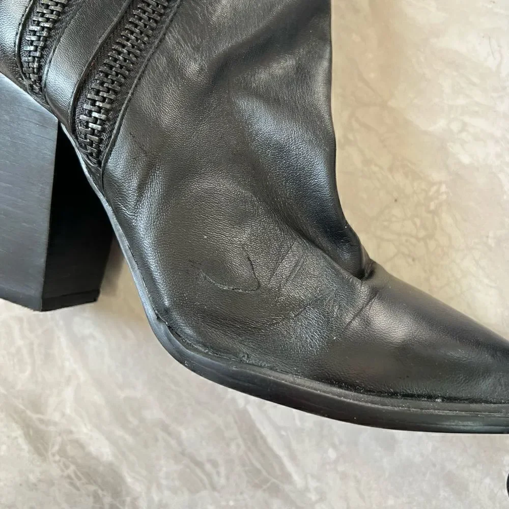 Steve Madden Marando Ankle Boots Black Size 7.5